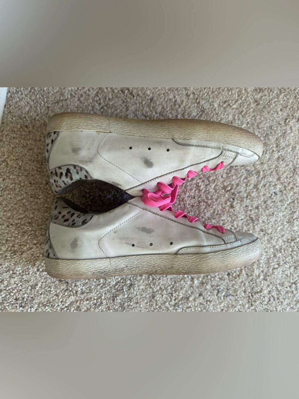 Super Star Classic Pink Laces Leopard Heel - Picture 10 of 12
